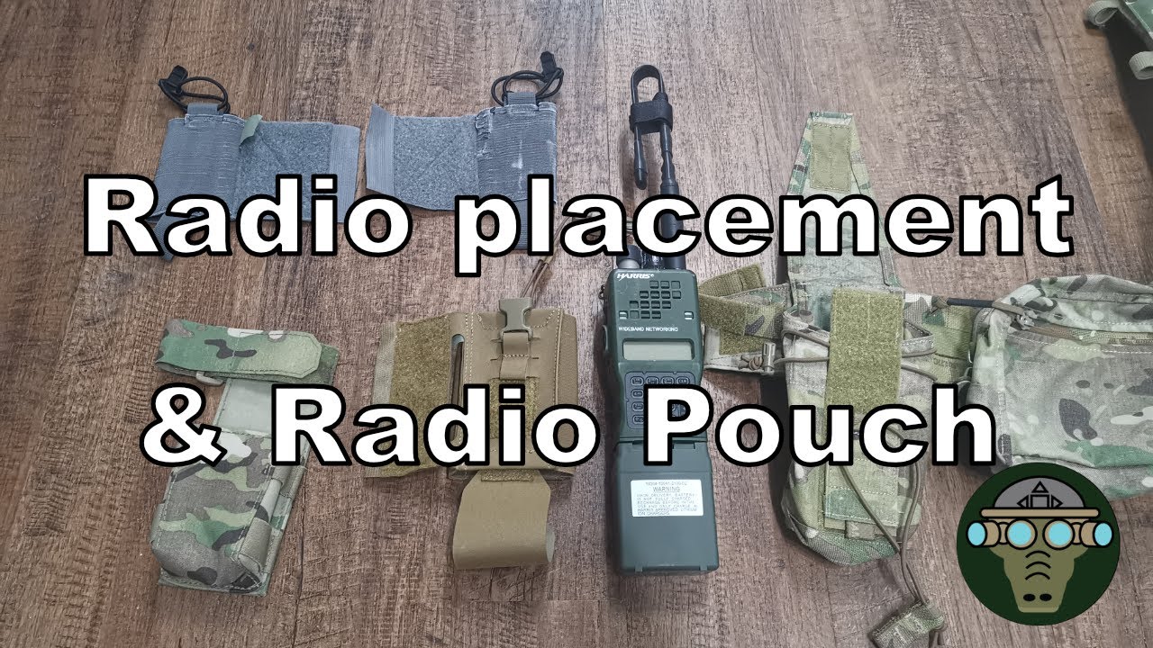 Radio placement, Pros and Cons, and different radio pouch