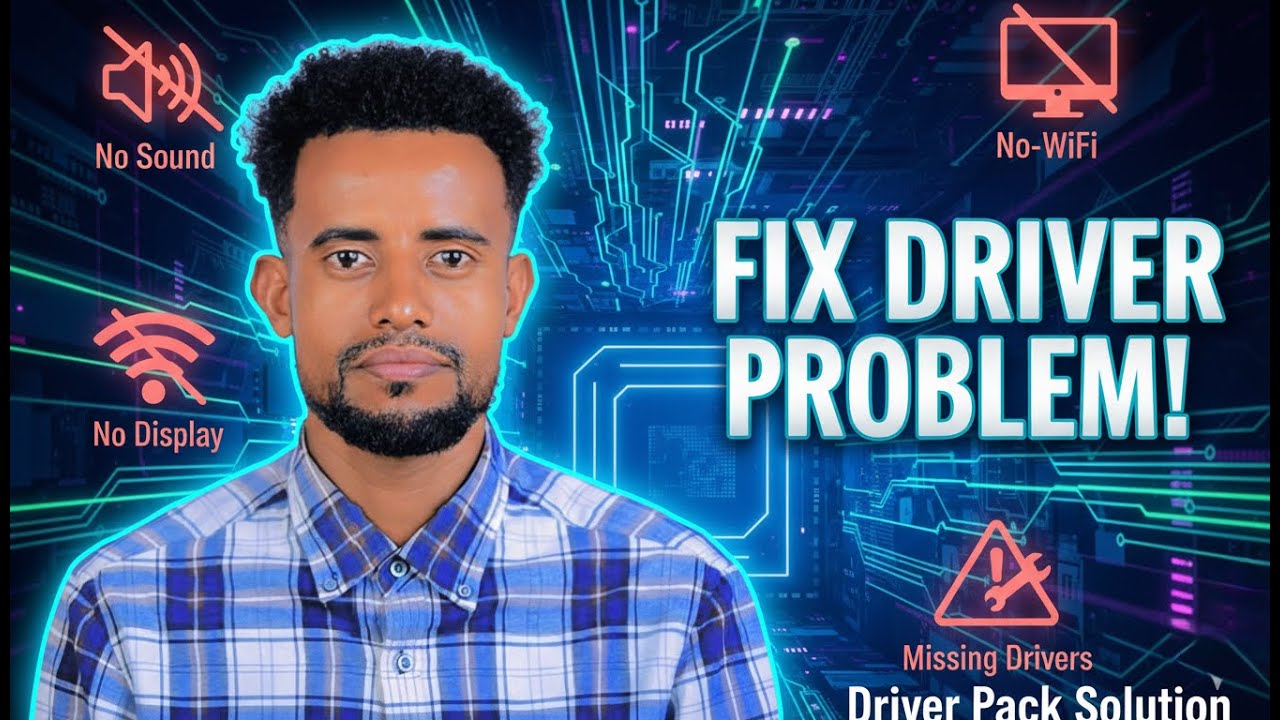 Fix All Driver Issues by 4 Methods. Rakkoo Wifi 📶❌, Sagalee🔊❌ fi kkf furuu | DRIVER PACK SOLUTION