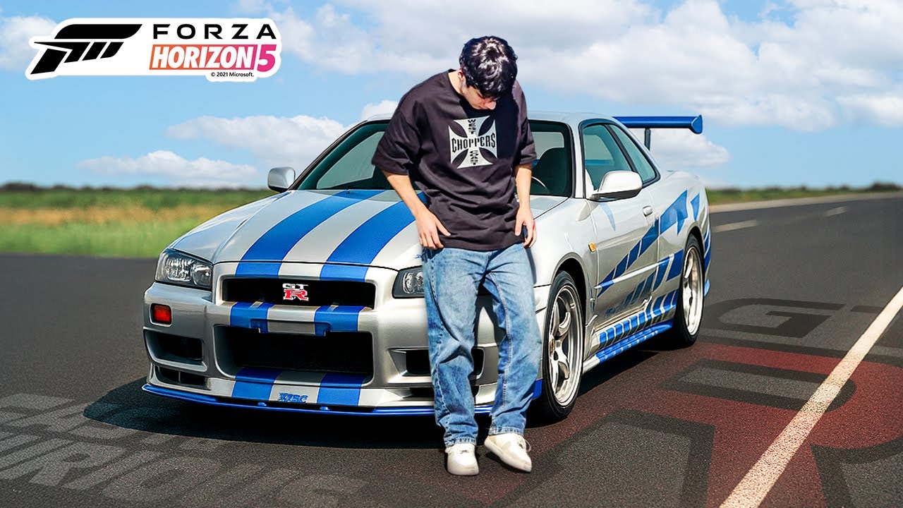 ME COMPRÉ EL NISSAN SKYLINE R34 GTR DE RÁPIDOS Y FURIOSOS EN FORZA! - Yair17