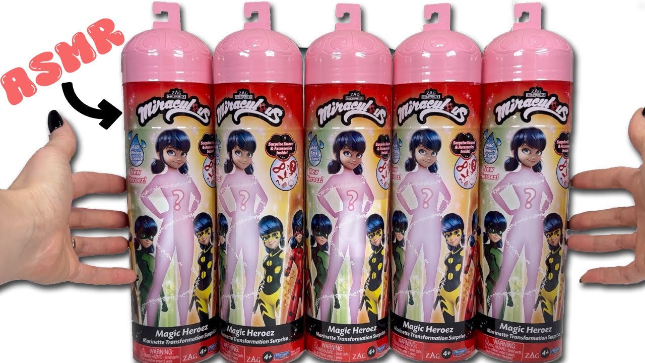 ASMR | Miraculous Ladybug Color Reveal Magic Heroez FULL BOX Opening!