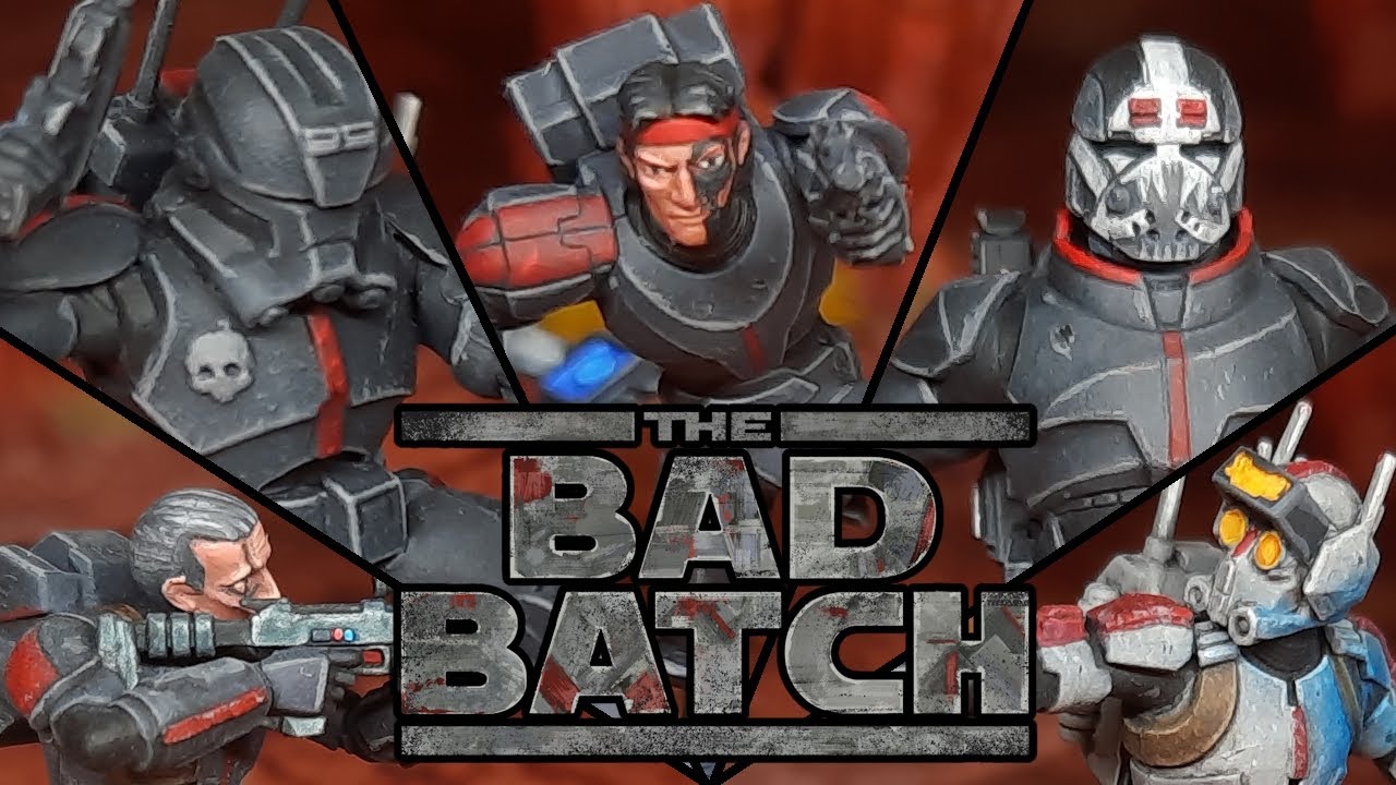 FASTEST Painting Guide for The Bad Batch - Star Wars Shatterpoint