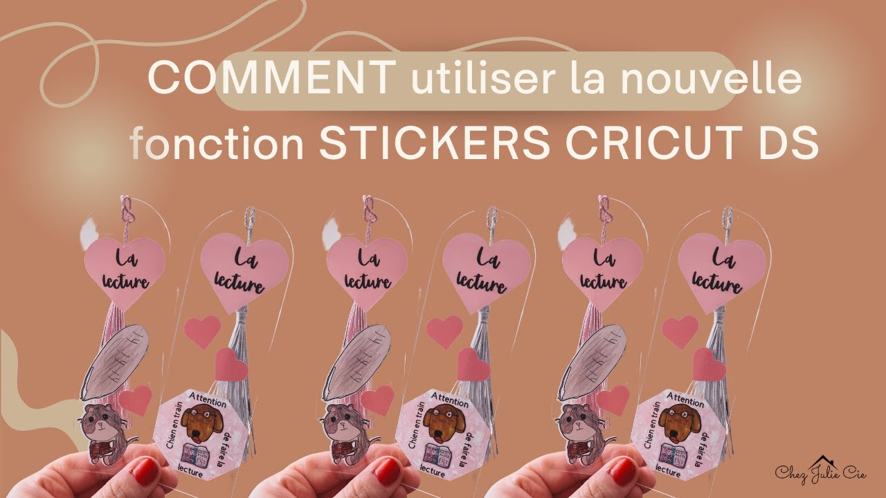 La NOUVELLE fonction STICKERS - Autocollant de CRICUT- Design Space