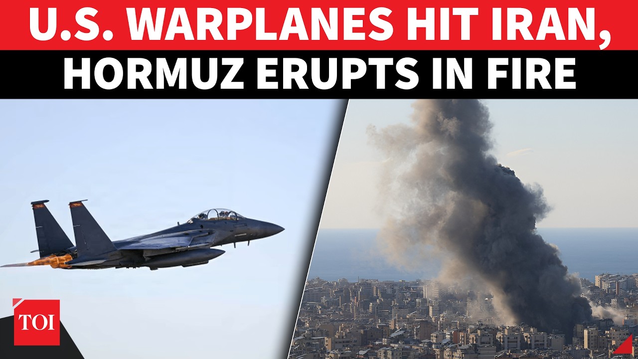 BREAKING: US Airstrikes Pound Iranian Sites; Blasts Echo Near Hormuz, IRGC Swings Into Action