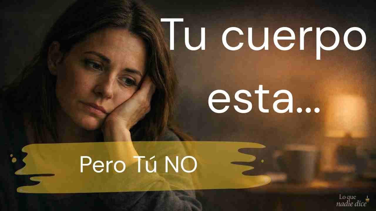 ¿Sientes que no ERES tu?
