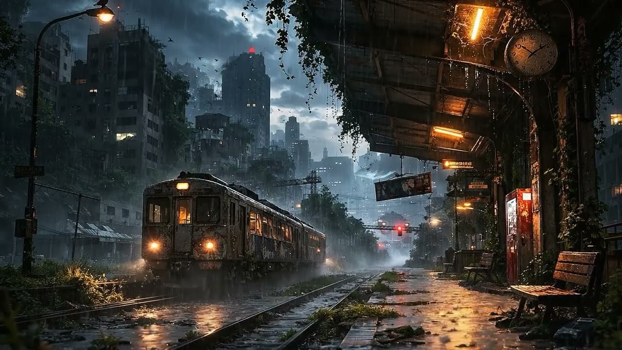 Powerful Thunderstorm & Rain on Window  White Noise to Relieve Stress and Anxiety
