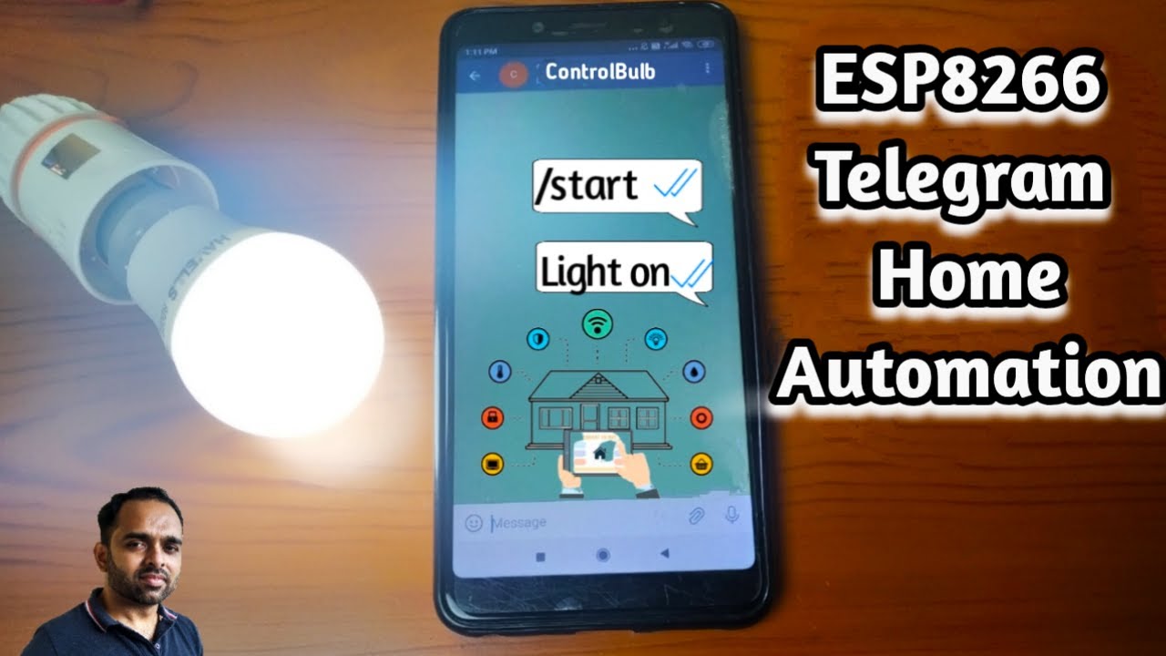 Home Automation Using Telegram Bot | ESP8266 Projects