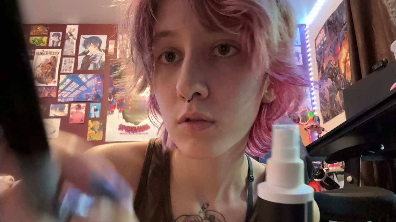 ASMR tattoo roleplay / your friend give u the best tattoo! Lofi