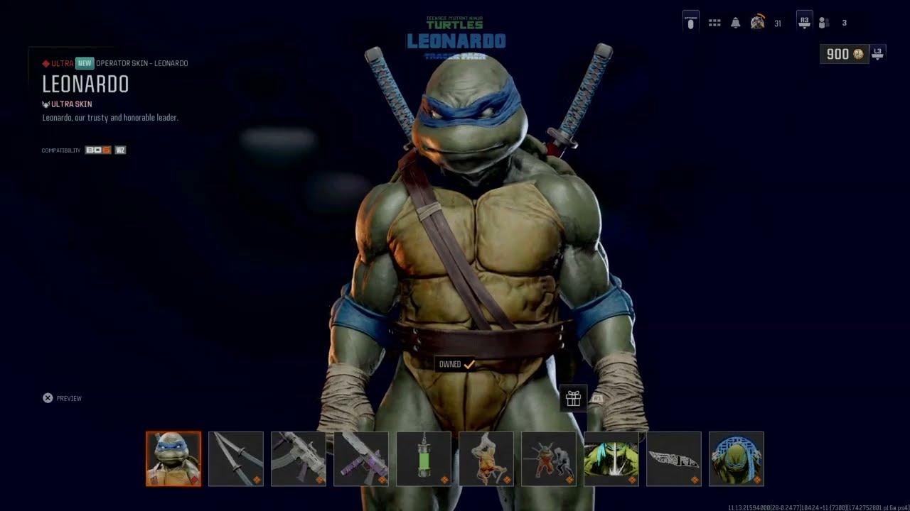COD: Black Ops 6: TMNT: Michael Angelo in the shops