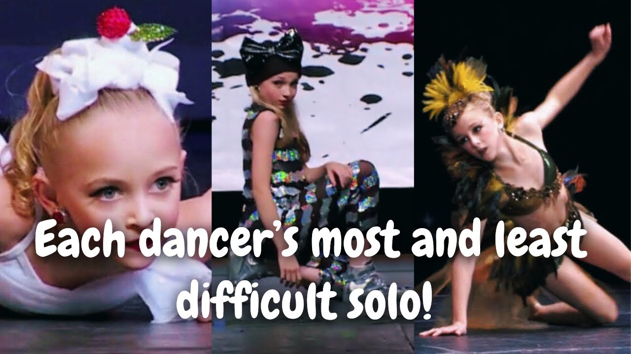 Each dancer’s most and least difficult solo!