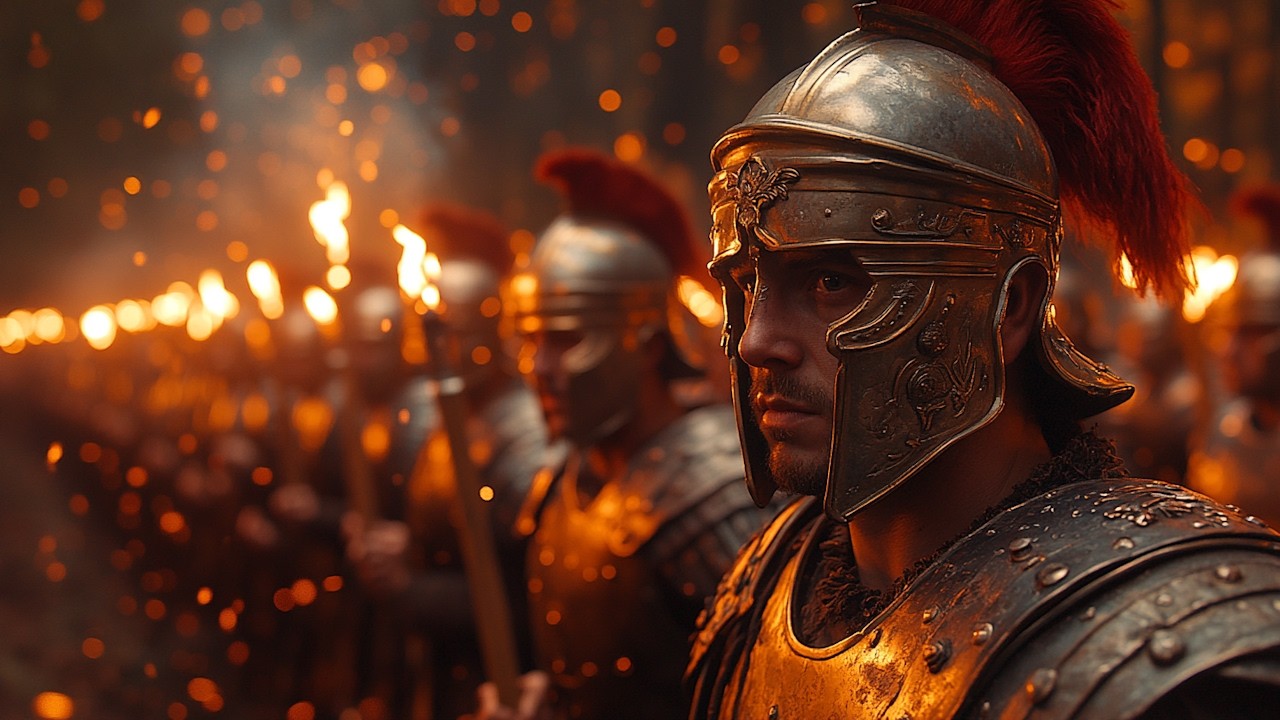 Night of Conquest &mdash; Roman Legion&rsquo;s Secret March | Epic Music & Cinematic Visuals 🏛️
