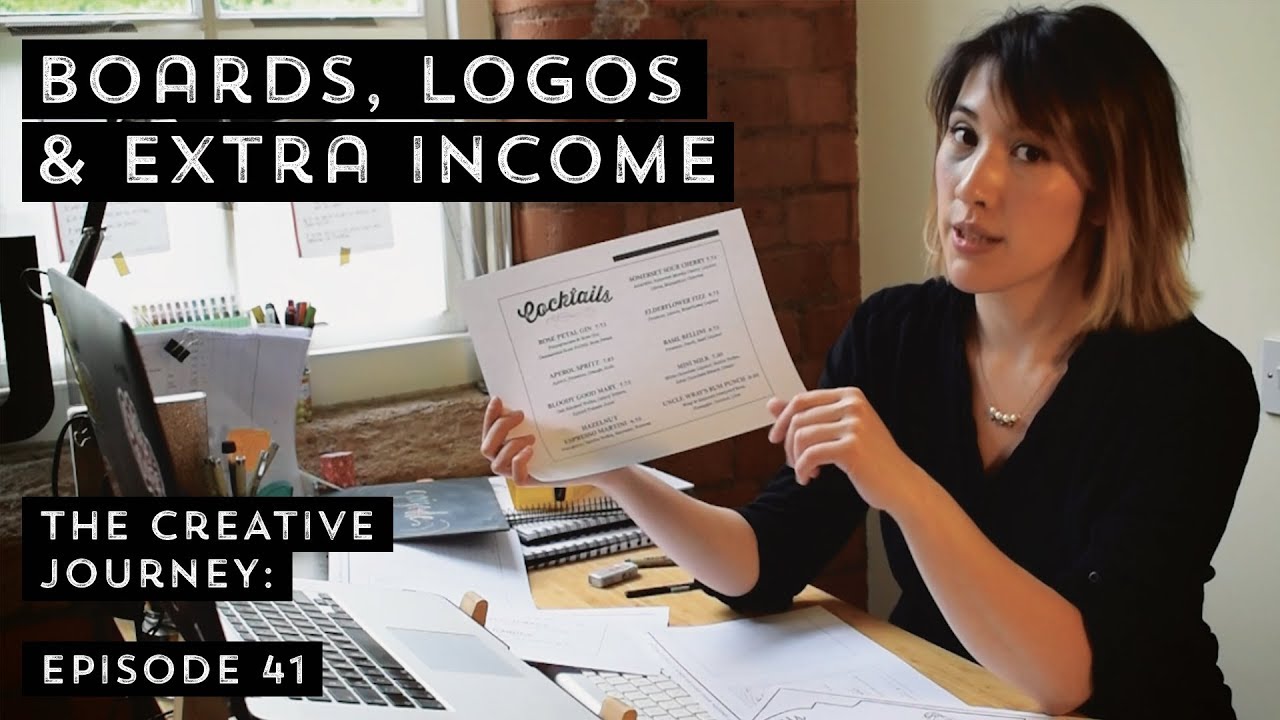 BOARDS, LOGOS & EXTRA INCOME | The Creative Journey  Episode 41