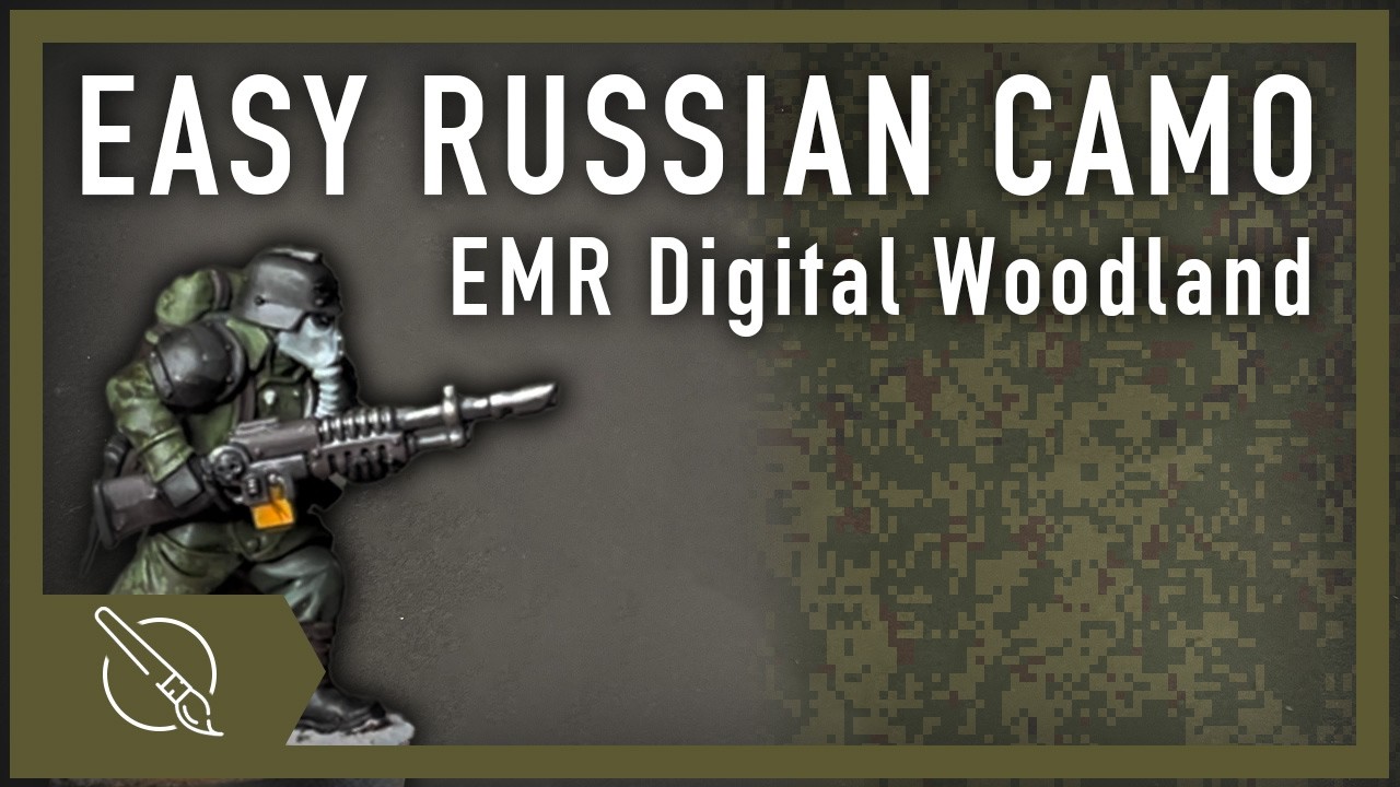 Digital Camo Painted Fast - EMR Russian Digital Camo Painting Guide