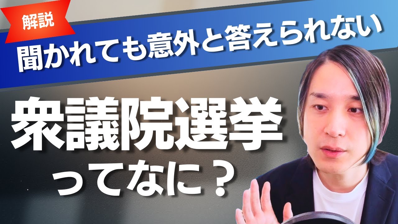 【初心者向け】衆議院選挙ってなに？仕組みと意味をわかりやすく解説