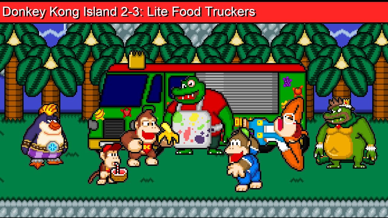 Donkey Kong Island 2-3: Lite Food Truckers