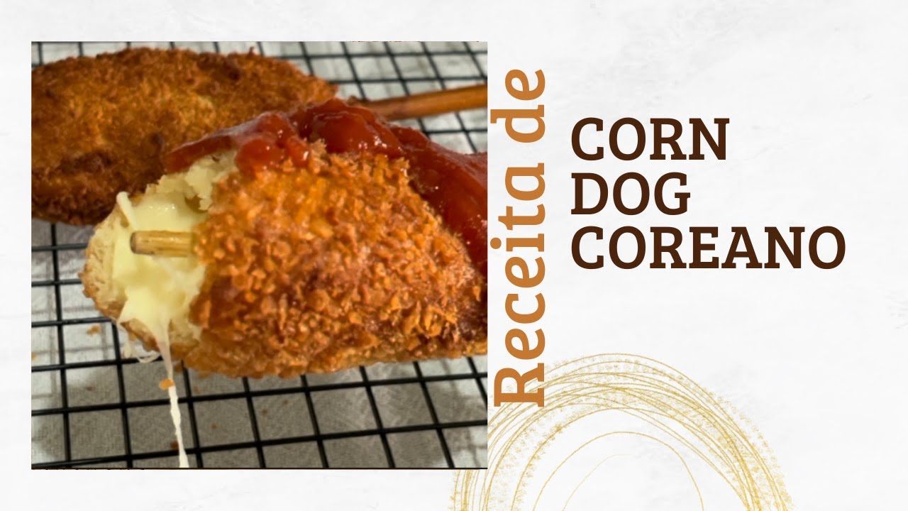 Corn dog coreano perfeito!