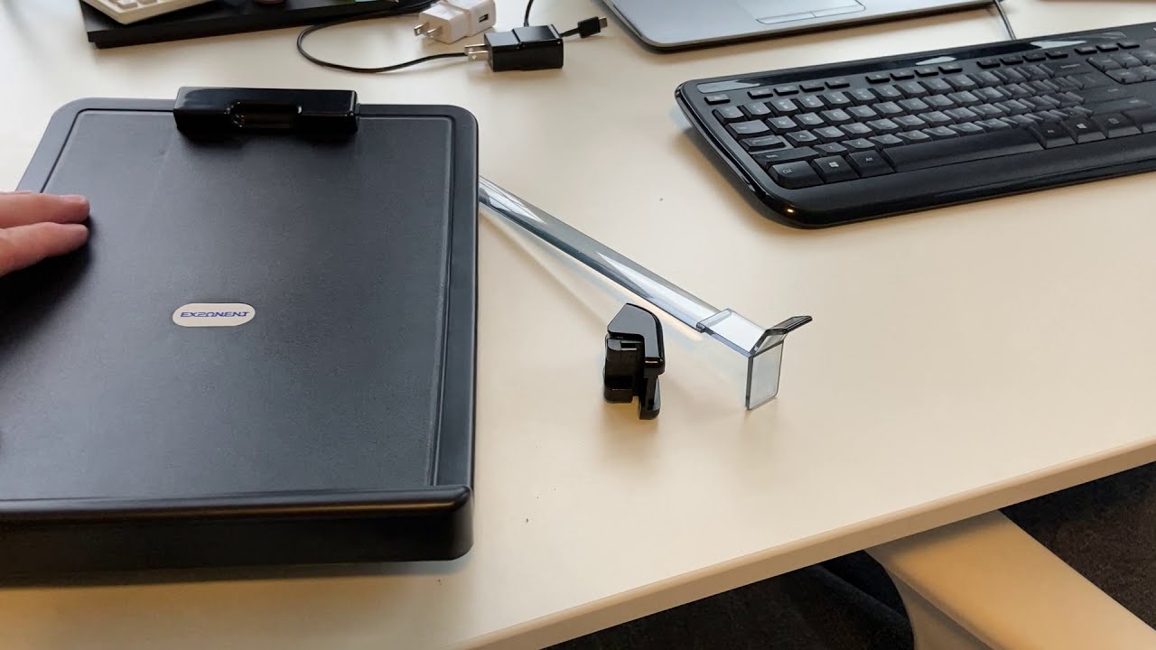 Document holder assembly two ways