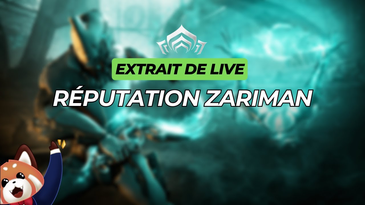 R&eacute;putation Zariman #warframe