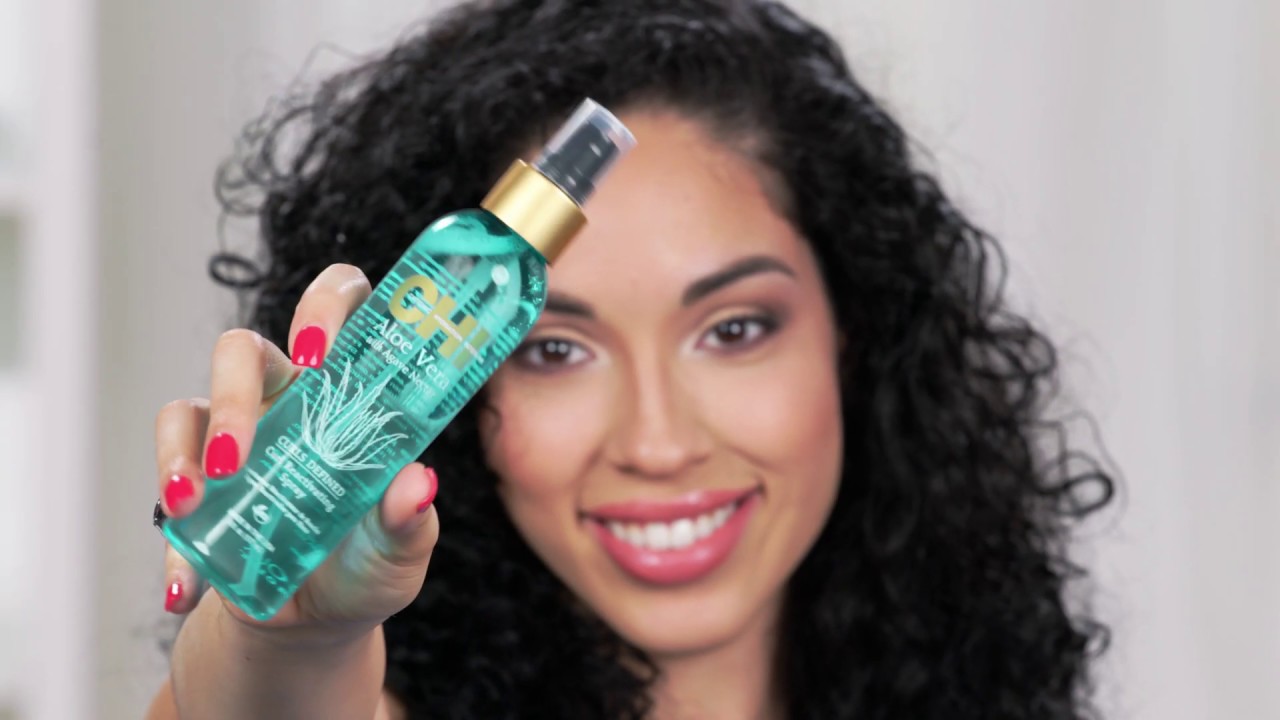 Luscious Curls with CHI Aloe Vera with Agave Nectar
