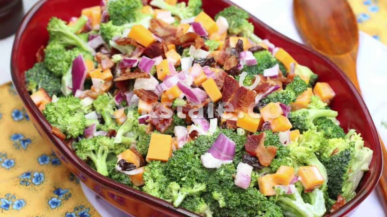 Broccoli Bacon Salad with Cheese