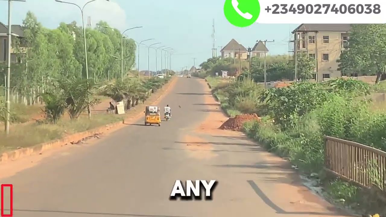 Drive Tour To Villa Court Estate Centenary City Enugu State | N30M Registered Estate Land For Sale 