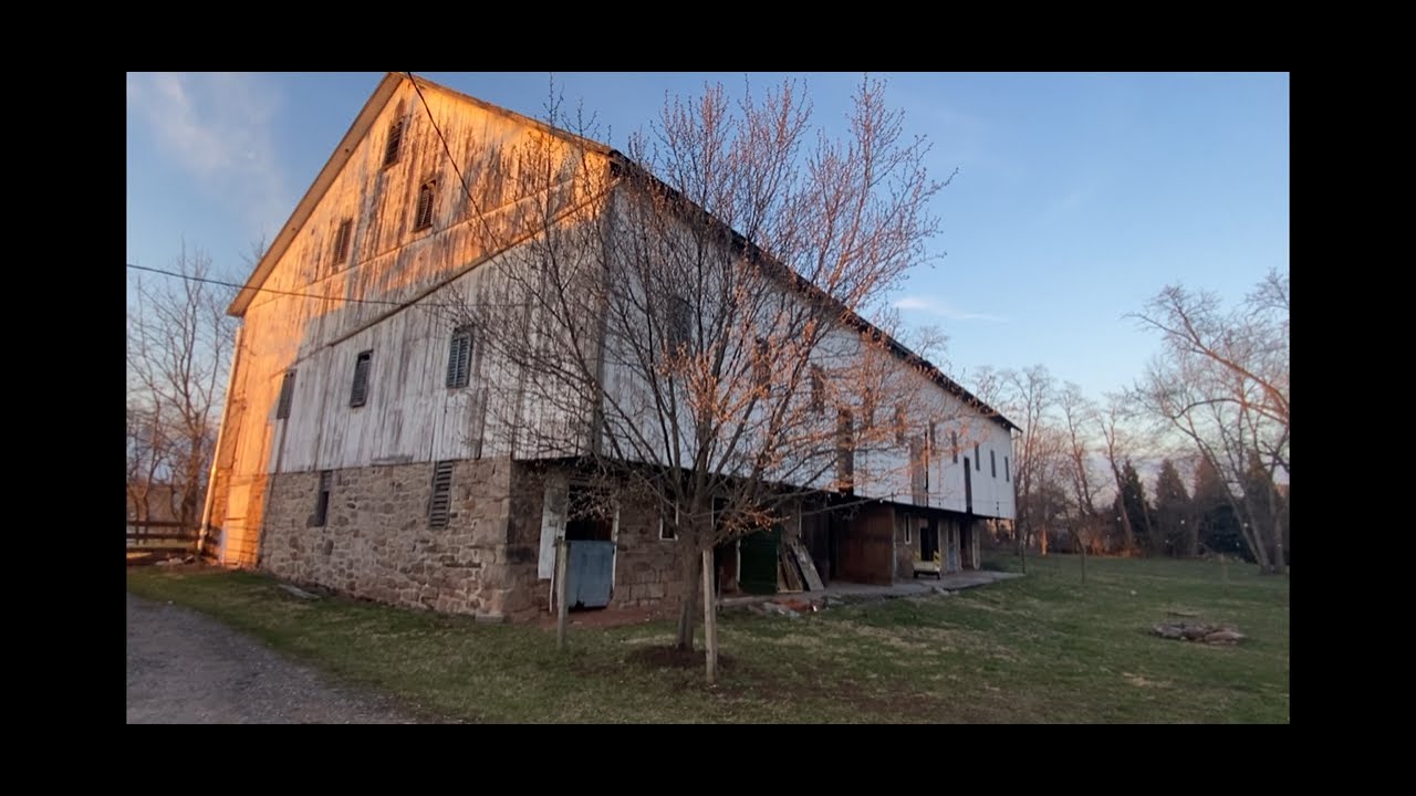 1800's Pennsylvania Bank Barn- Walking Tour of our BARN! Pt. 1