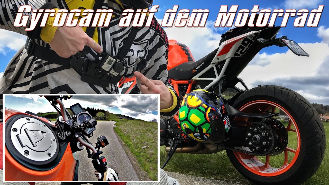 wie live dabei? 1 Achsen Gimbal auf dem Motorrad | KurvenradiusTV