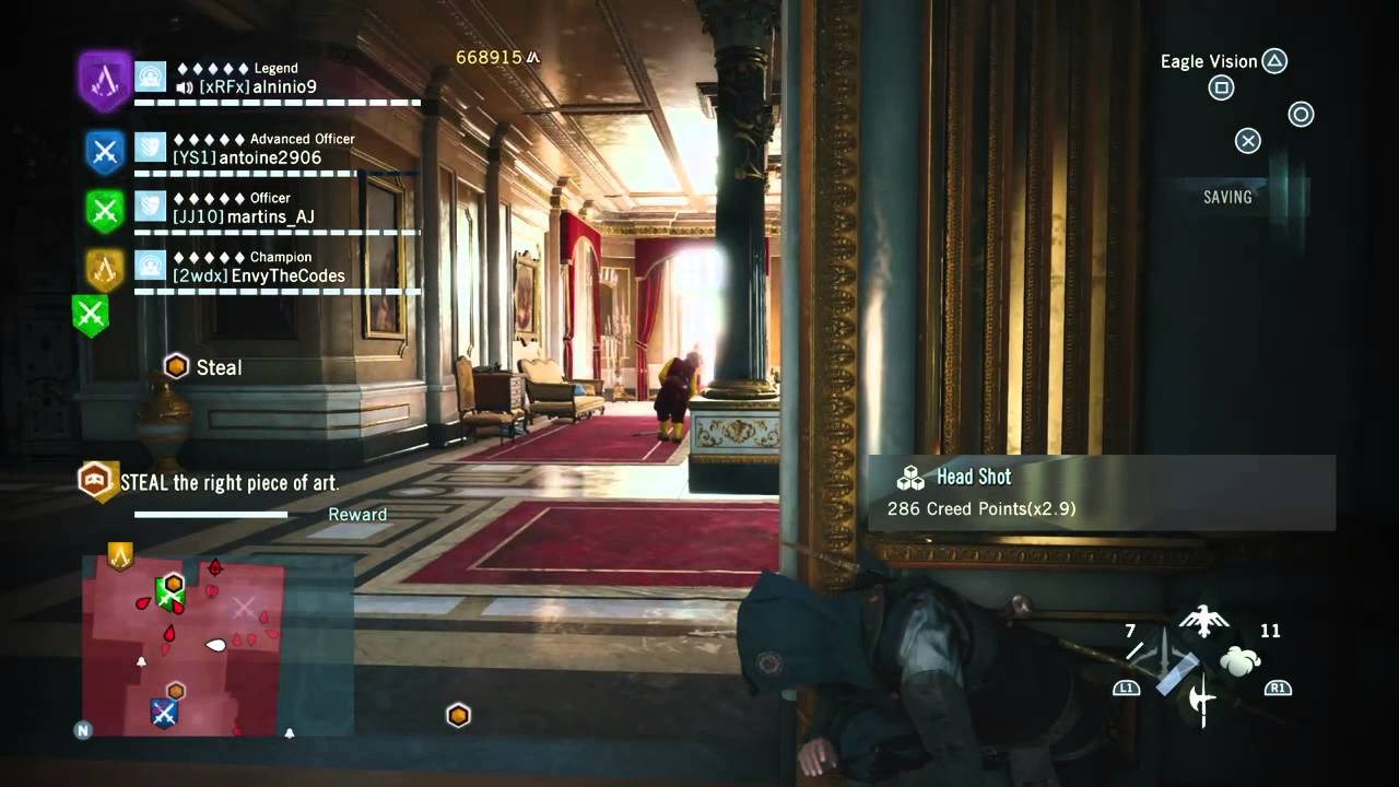 Assassin's Creed Unity - Heist co-op (It belongs in a museum) w/communication