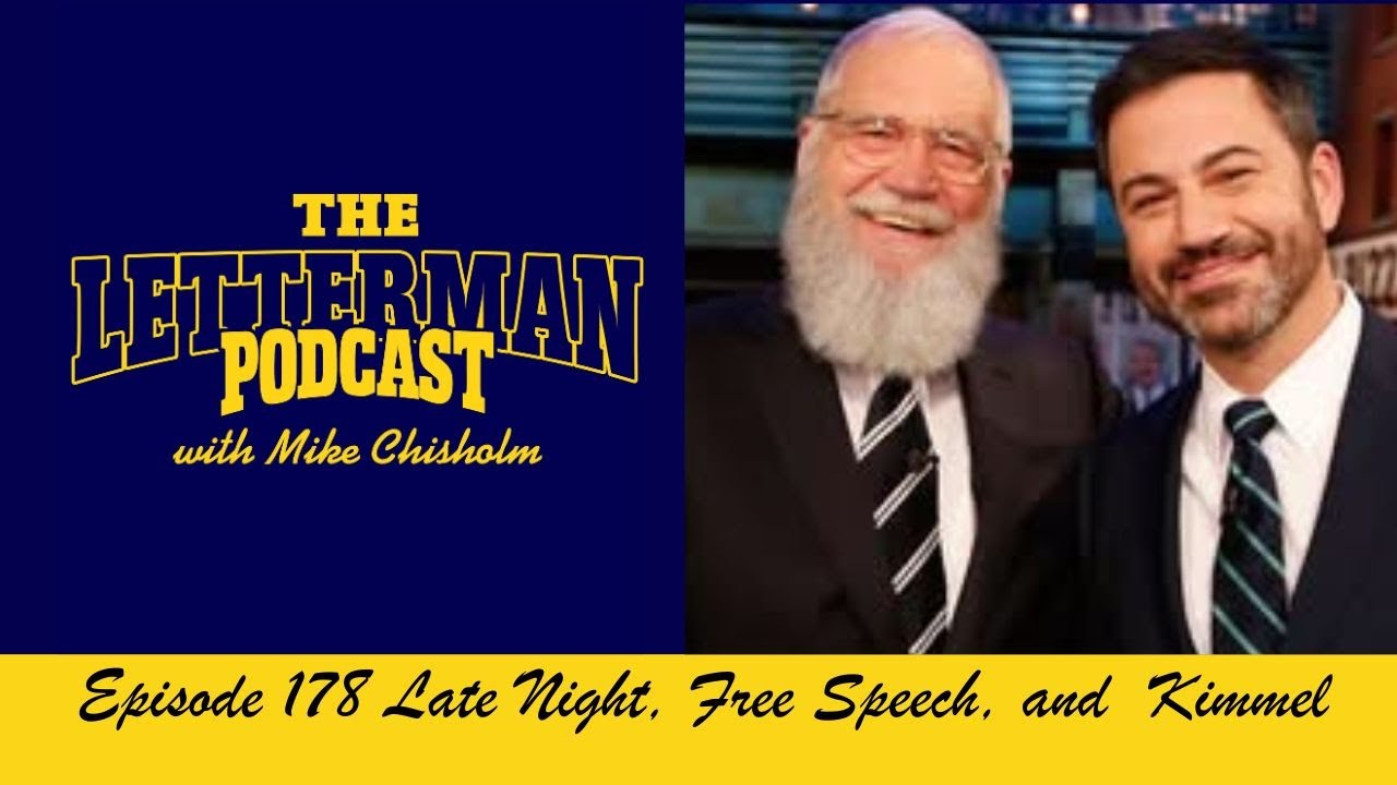 The Letterman Podcast 178 Late Night, Free Speech, and the Kimmel Controversy #letterman #kimmel