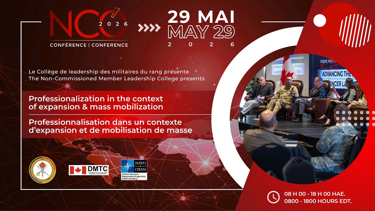 Conf&eacute;rence des sous-officiers &ndash; 2026 | NCO Conference &ndash; 2026