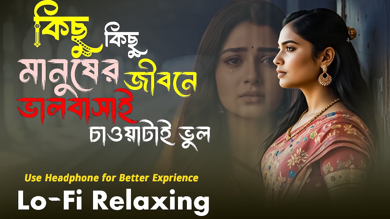কিছু কিছু মানুষের জীবনে (Lofi Version) | Kichu Kichu Manusher Jibone | Sad & Relaxing Vibe