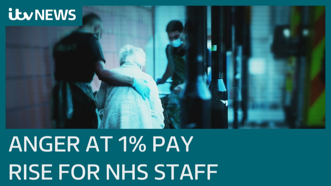 Nurses union readies for strike action after proposed 1% pay rise for NHS staff | ITV News
