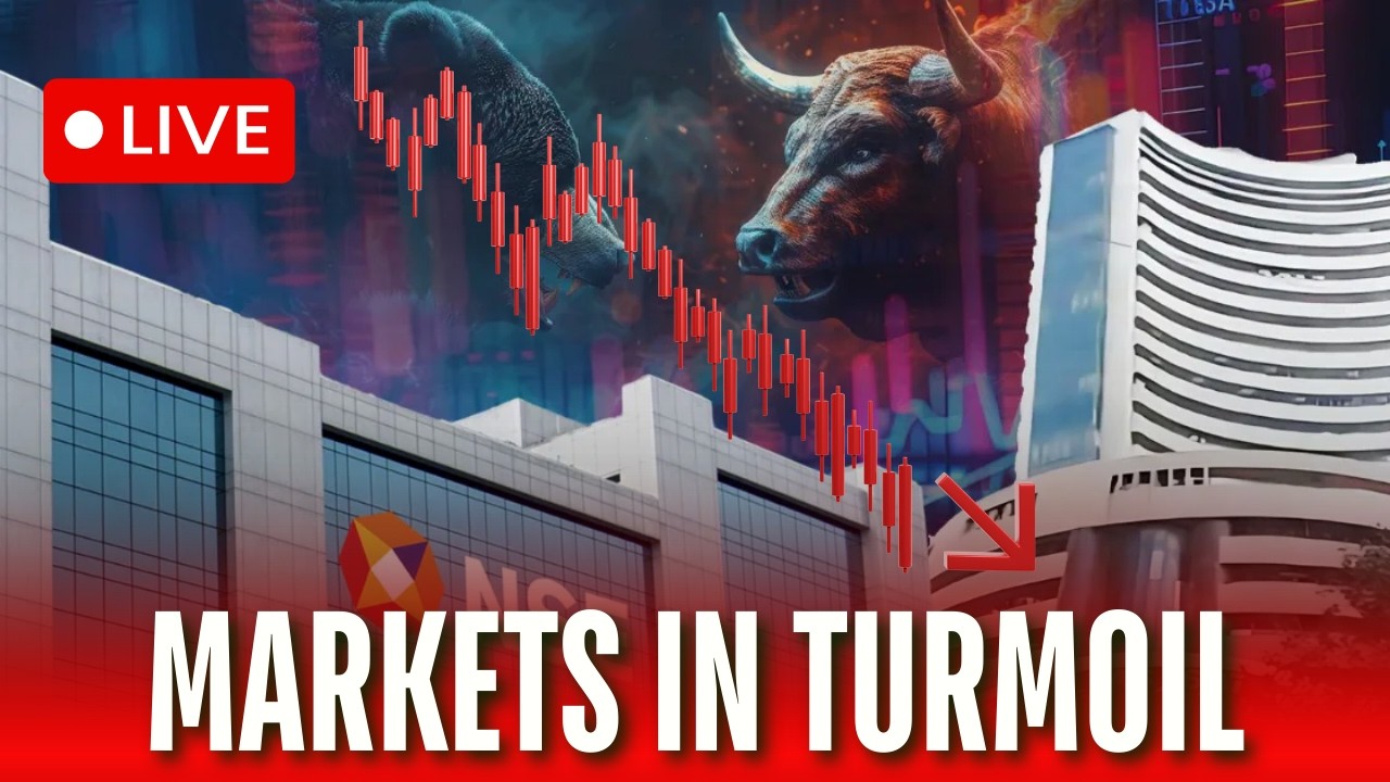 Stock Market Fall LIVE: Why Markets Are Falling Today  | Nifty Below 23,400