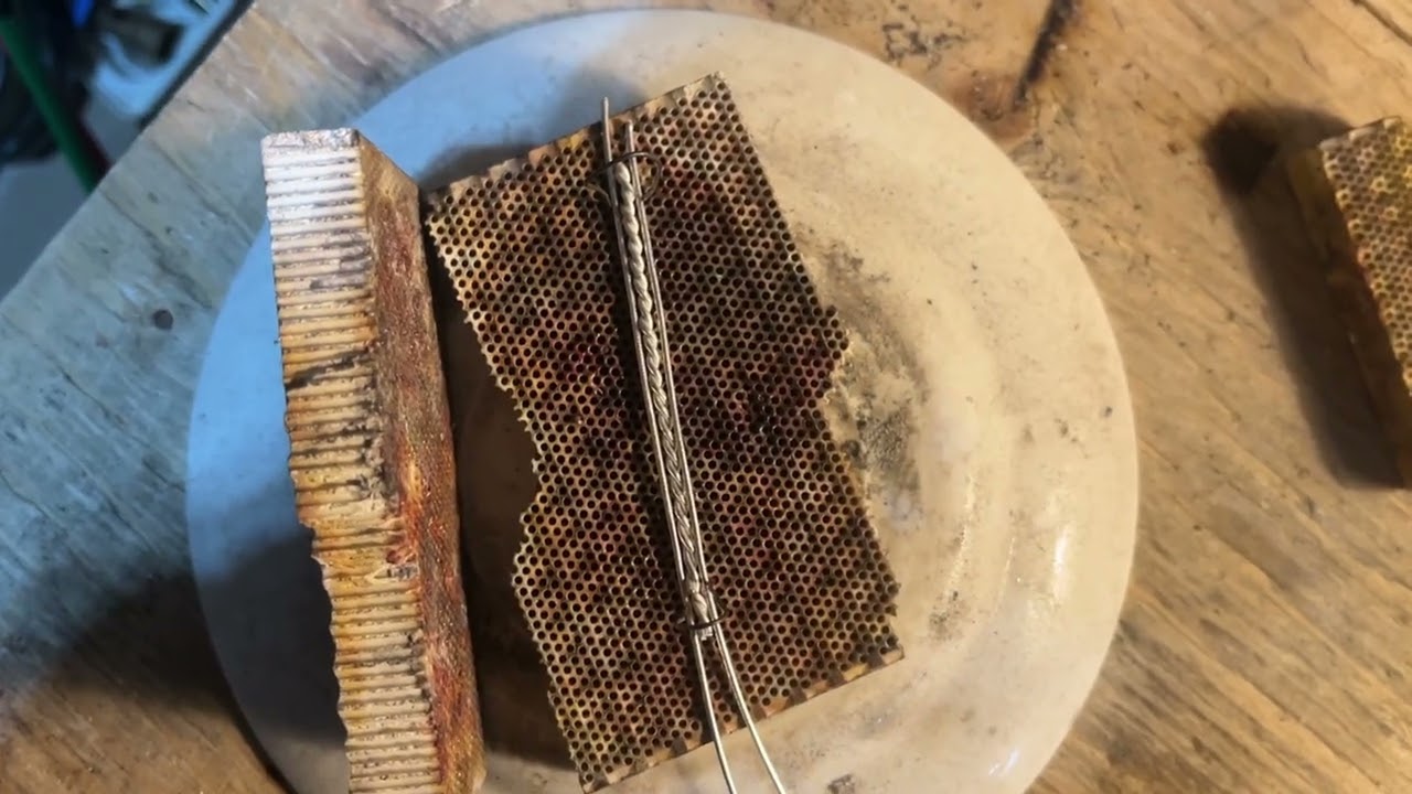 MAKING A TURQUOISE AND SILVER TIE CLIP