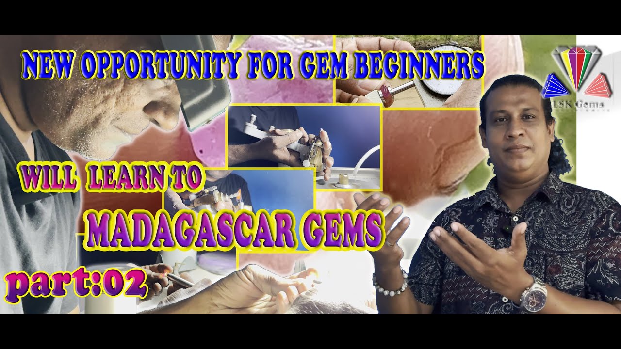 Madagascar gem business#good gem cut| මැඩගස්කර් මැණික් ගලක් කපමු
