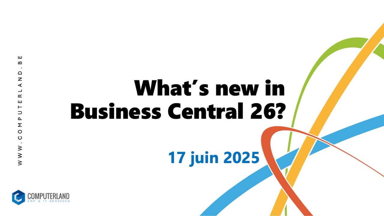 Webinaire - Découvrez Business Central 26 : Copilot, ESG, intégrations et bien plus