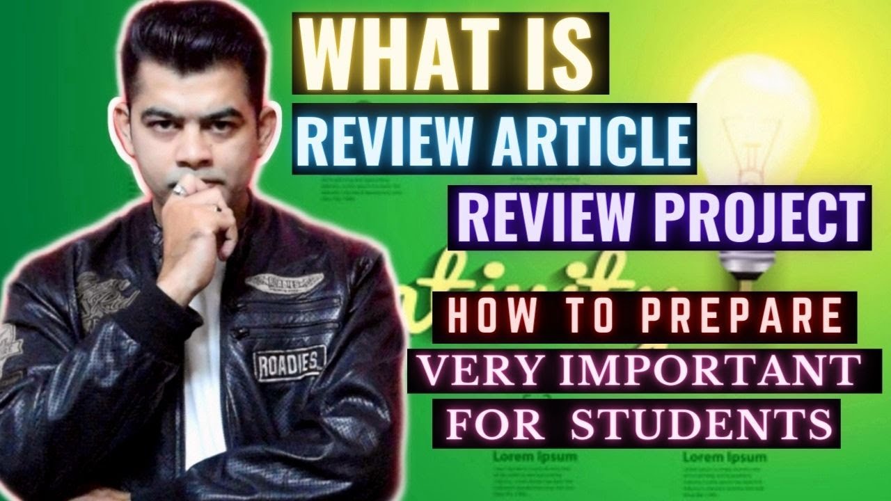 REVIEW ARTICLE I PROJECT I HOW TO PREPARE I HINDI
