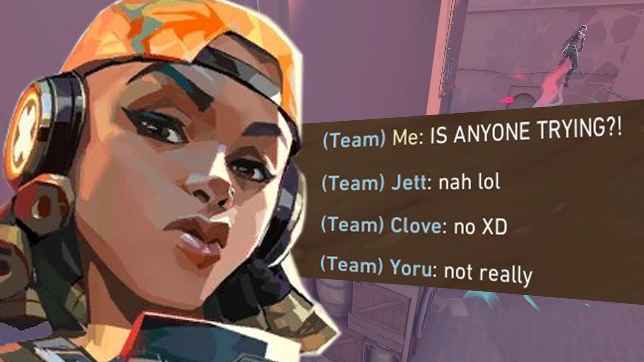 the valorant experience but every game is unserious