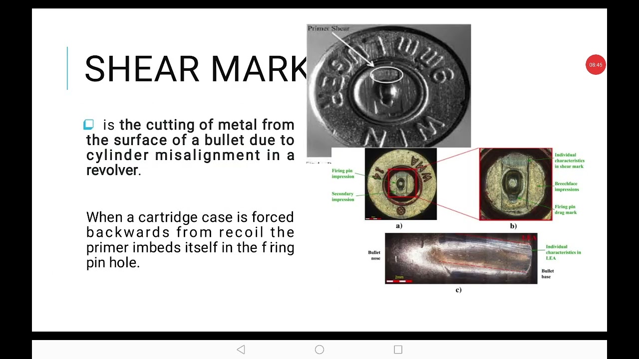 FORENSIC BALLISTIC FINAL TOPICS