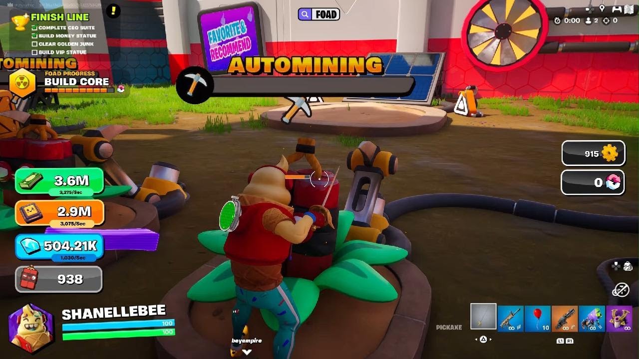 Rebirthing On Boom Tycoon 2 In Fortnite