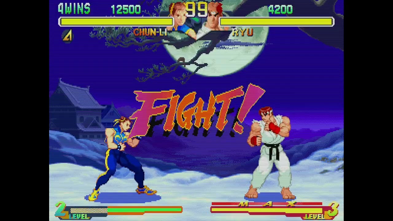 Street Fighter Alpha 2 - Chun-Li vs. Ryu 2
