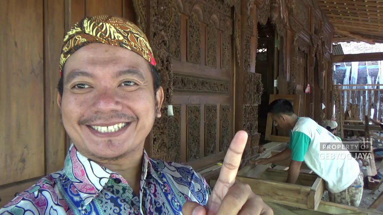 (TERJUAL) 30 menit RUMAH JOGLO 12 M X 14 M SOKO 30 CM FULL UKIR