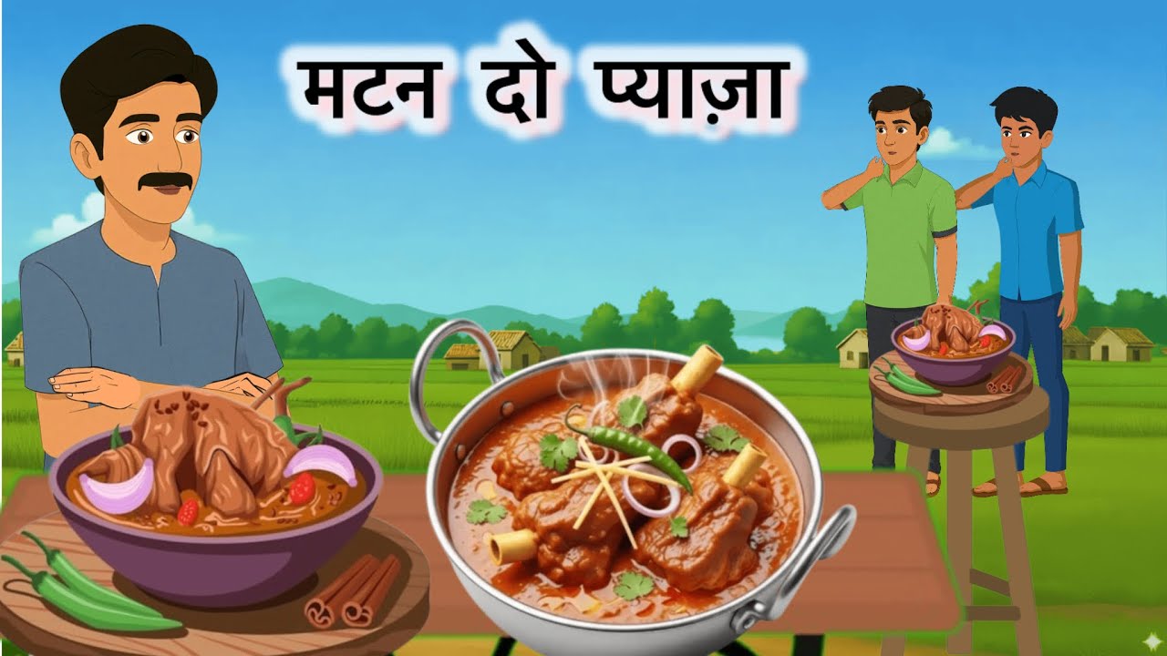 गाँव का मटन दो प्याज़ा | Gaon ka mutton do pyaza | Moral story | kahani | hindi kahaniya
