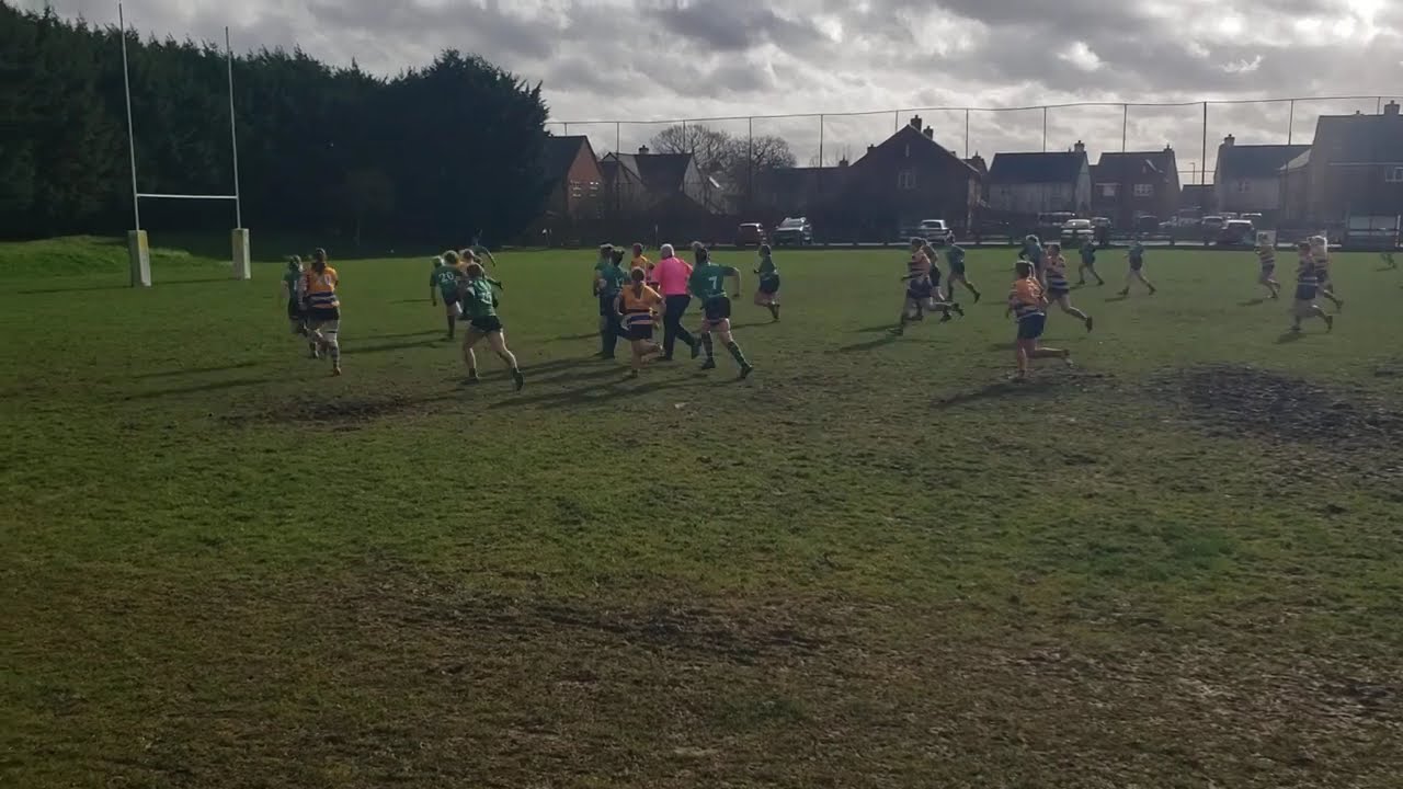 Zoe's 1st try v Buckingham Swans for Old Leams feb 22nd 2026