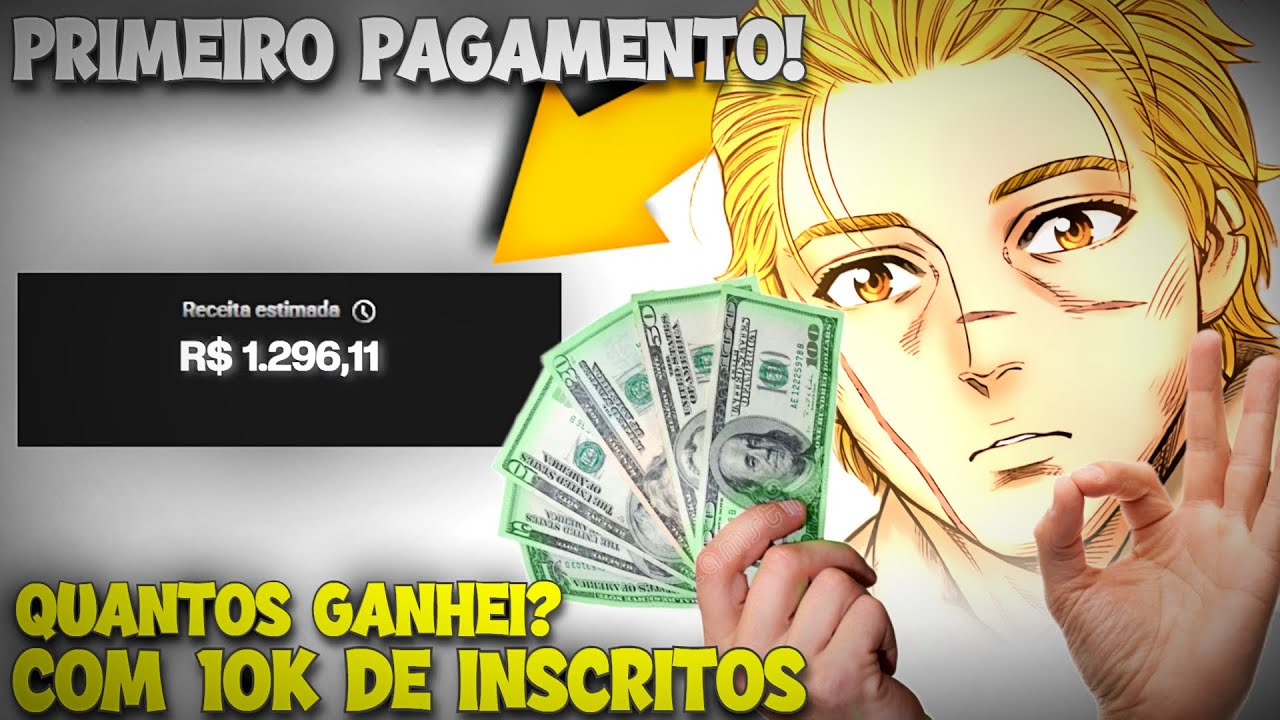 FINALMENTE! Recebi meu primeiro pagamento do YouTube 🤑 (Com 16 anos)