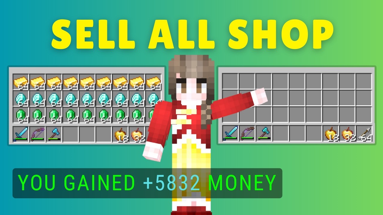 Как продать всё в Minecraft Bedrock!