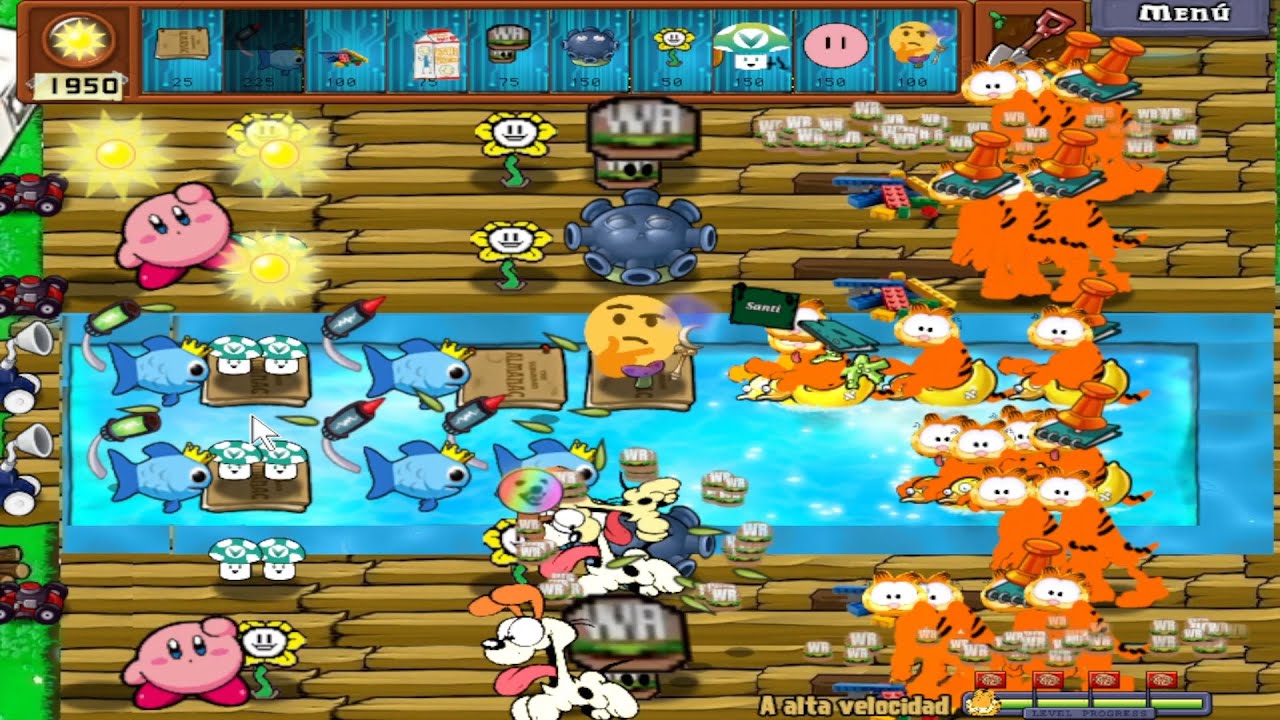 Plants Vs. Zombies Mod Plantas vs Garfield v1.3 - Gameplay Walkthrough Part 3