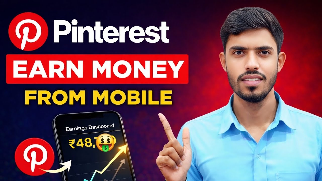 How to Earn money 🤑 with Pinterest in Mobile | Pinterest Affiliate Marketing Akash spires india 