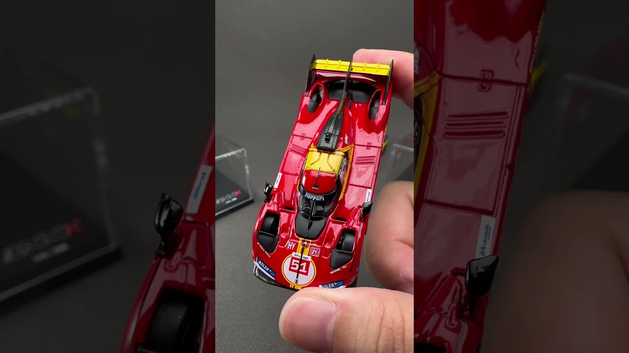 Burago Ferrari Chengdu Auto Show 499P, FXXK, four cars #model #automobile #car  #matchboxlesney