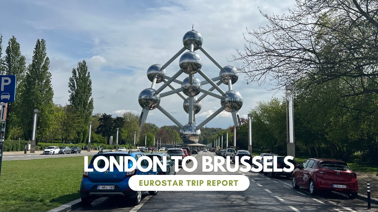 [4K] TRIP REPORT | Eurostar from London St Pancras to Brussels Midi (SUBTITLES)