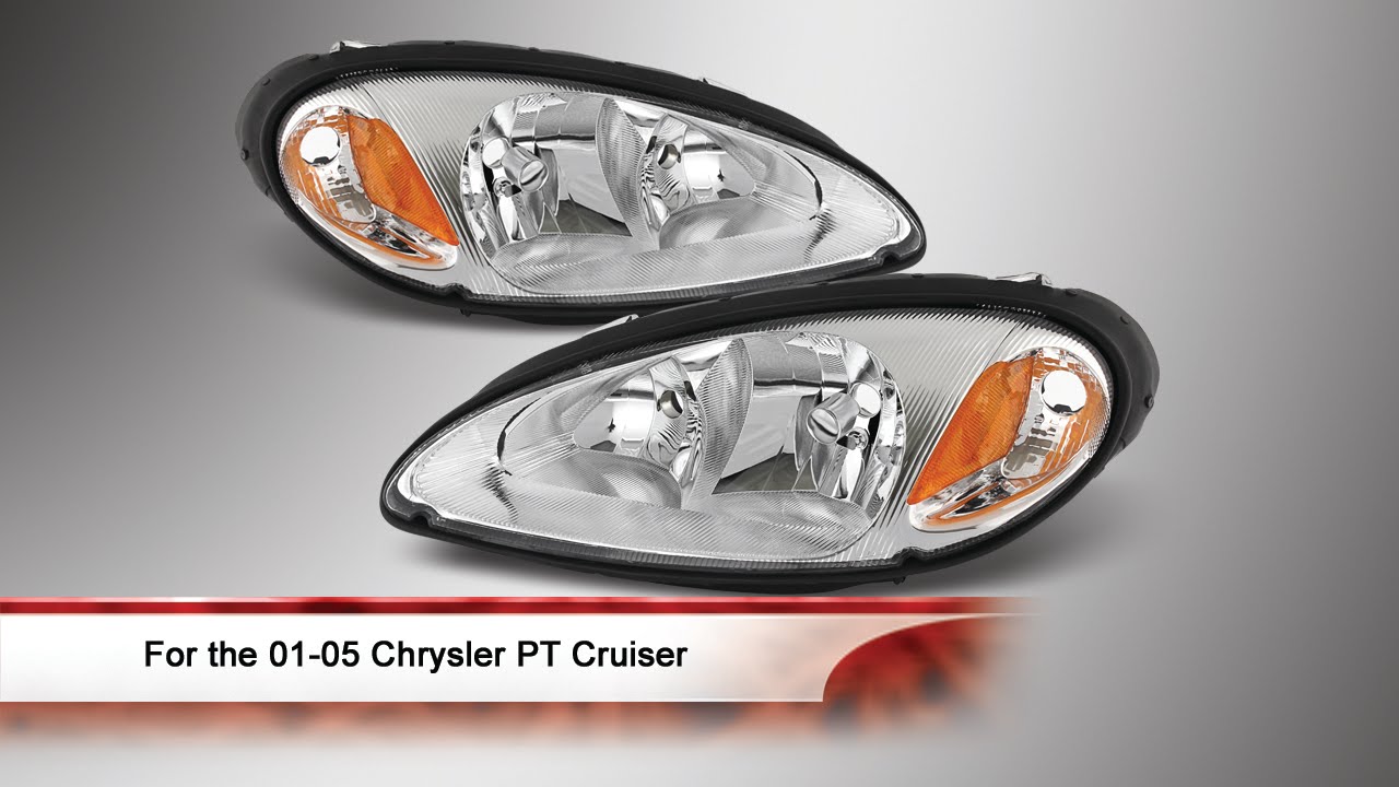 01-05 Chrysler PT Cruiser Crystal Headlights